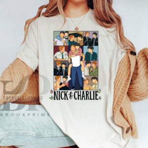 Nick and Charlie Heartstopper Art Eras Tour T-Shirt Ver1