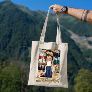 Nick and Charlie Heartstopper Art Eras Tour Canvas Tote Bag Ver3