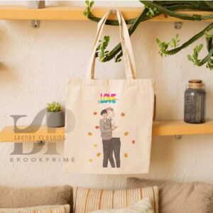 Nick and Charlie Canvas Tote Bag