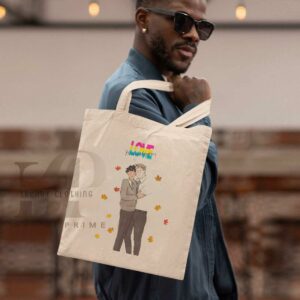 Nick and Charlie Canvas Tote Bag