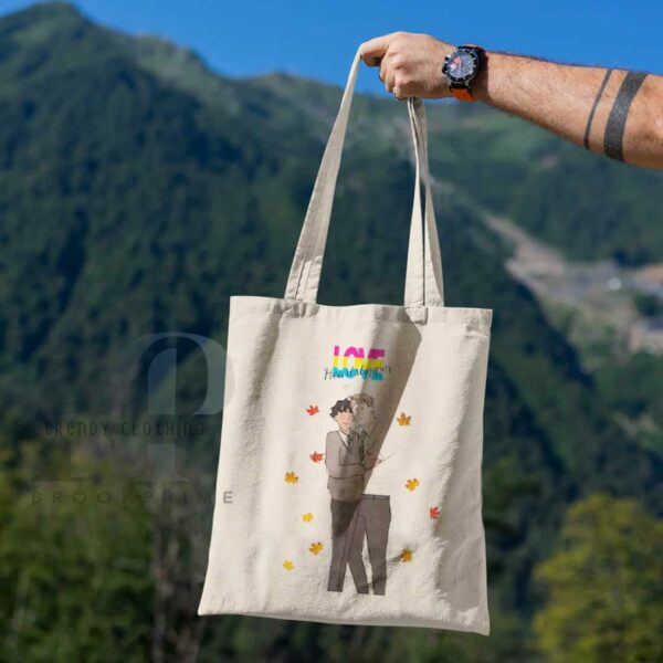 Nick and Charlie Canvas Tote Bag