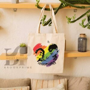Nick and Charlie Heartstopper Canvas Tote Bag