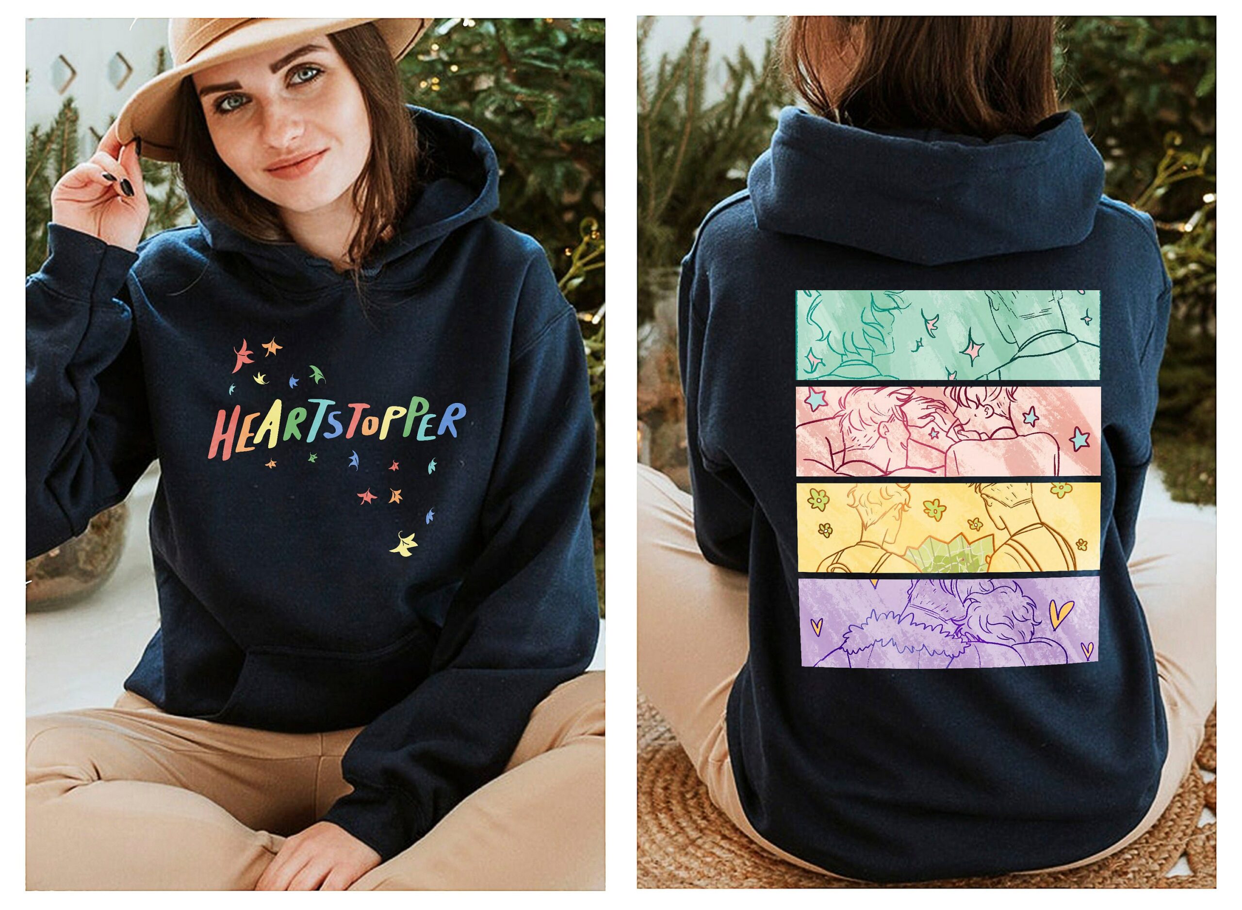 Heartstopper Hoodie 2023 Nick and Charlie Hoodies Aesthetic