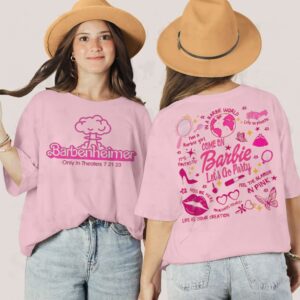 Barbenheimer T-Shirt, Barbie Oppenheimer Tee Shirt