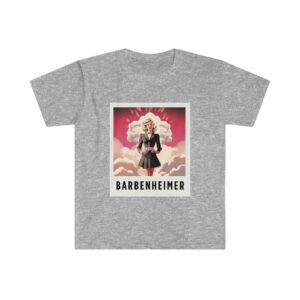 Unique Barbenheimer T-Shirt, Barbie and Oppenheimer Mashup Shirt