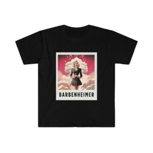 Unique Barbenheimer T-Shirt, Barbie and Oppenheimer Mashup Shirt