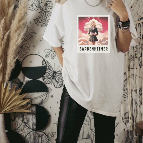 Unique Barbenheimer T-Shirt Barbie And Oppenheimer Mashup Shirt