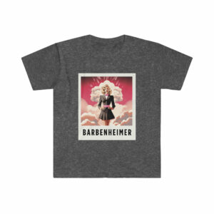 Unique Barbenheimer T-Shirt, Barbie and Oppenheimer Mashup Shirt