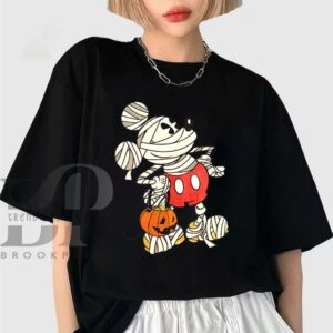 Disney Mickey Skeleton Halloween Shirt