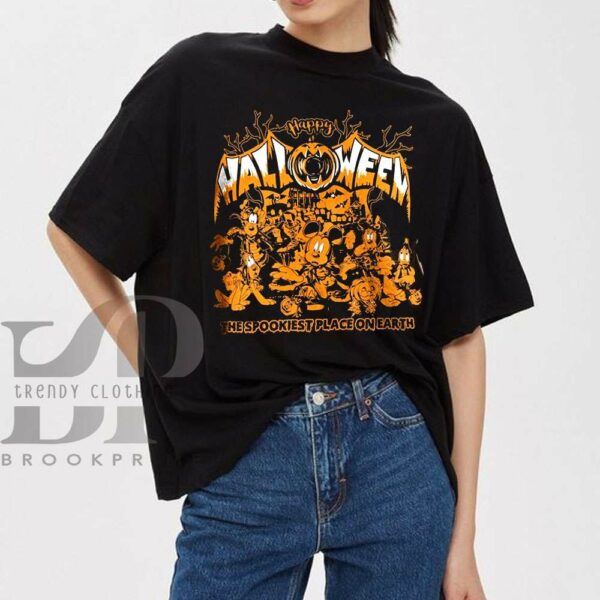 Retro Disney Halloween Happy Party Shirt