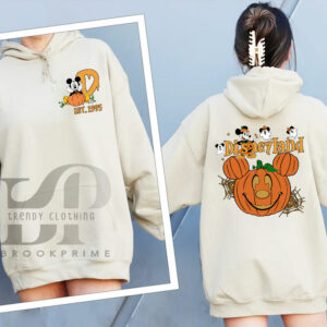 Retro Disneyland Halloween 2 Side Sweatshirt