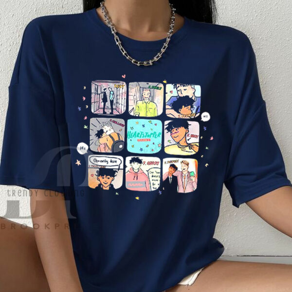 Heartstopper Phases Inspired Book Shirt