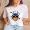 Disney Stitch Coffee Latte Autumn Halloween Shirt