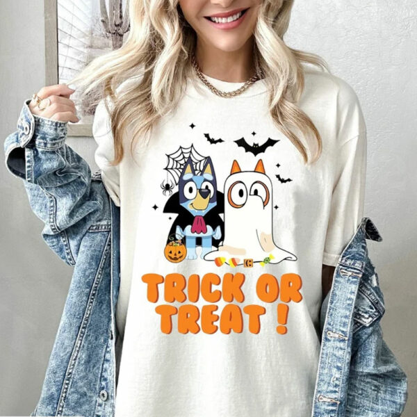 Trick Or Treat Bluey Halloween Shirt