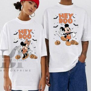 Couple Mickey and-Minie-Halloween-Shirt-white