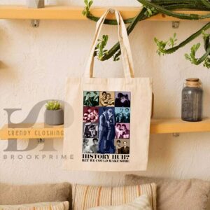 History, Huh? Red White and Royal Blue Canvas Tote Bag