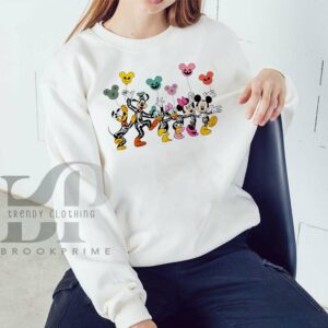 Disney Mickey & Friends Halloween Skeleton Sweatshirt