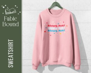 Bookish Sweatshirt Red White and Royal Blue