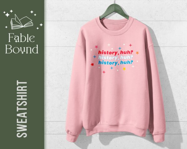 Bookish Sweatshirt Red White And Royal Blue