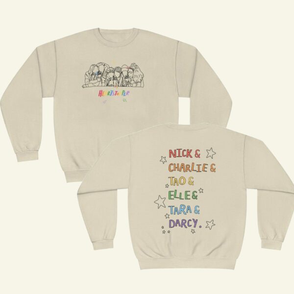 Heartstopper Gang Rainbow Sweatshirt