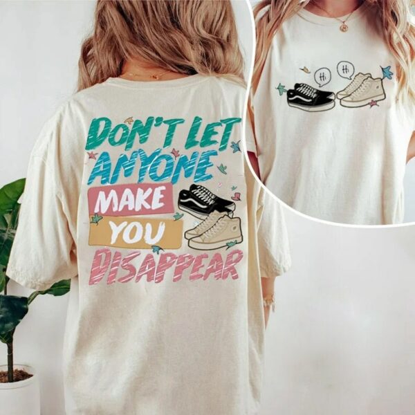 Heartstopper Leaves Shirt Don’t Let Anyone Make You Disappear