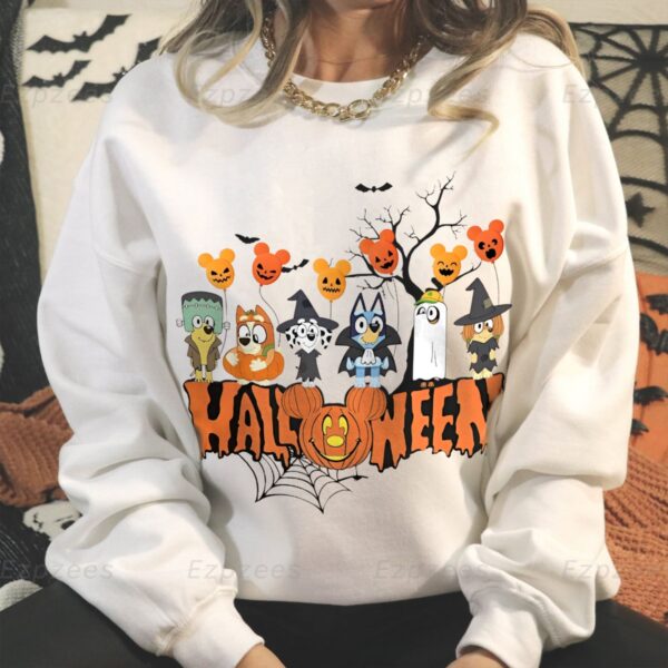 Horror Halloween Bluey Balloon Sweatshirt