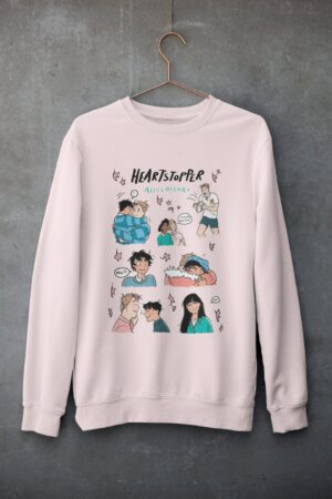 Heartstopper Alice Oseman Sweatshirt, LGBT Heartstopper Characters Couple