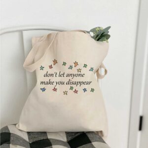 Heartstopper Don't let anyone make you disappear Canvas Tote Bag