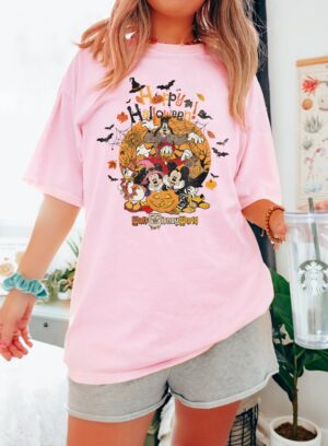 Vintage Mickey And Friends Halloween Shirt