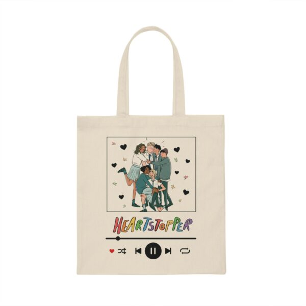 Heartstopper Characters Fanart Canvas Tote Bag