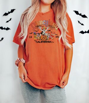 Vintage Disneyland Halloween Shirt, Disneyland 1955 California Halloween Shirt