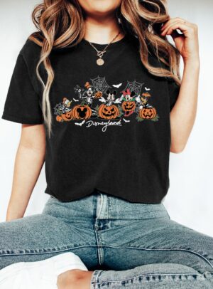 Mickey and Friends Halloween Pumpkins Shirt