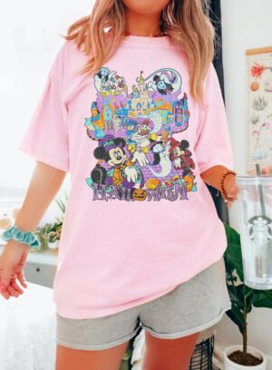 Vintage Disney Mickey and Friends Halloween Shirt