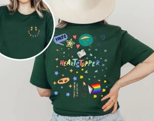 Heartstopper Nick And Charlie Rainbow Shirt