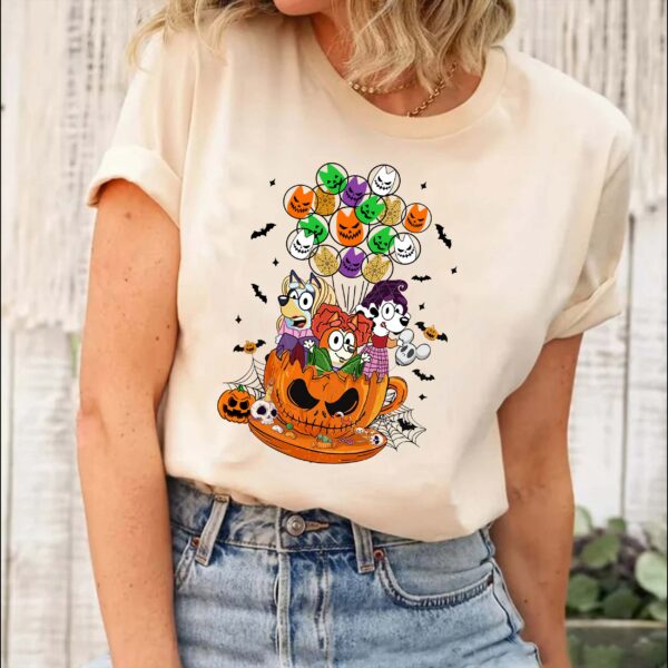 Bluey Bingo Halloween Balloons Sweatshirt