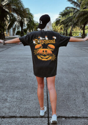 Vintage Pumskin Disneyland Halloween 2 Side Shirt