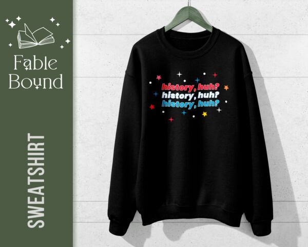 Bookish Sweatshirt Red White And Royal Blue