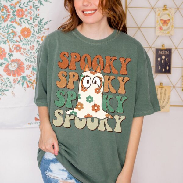 Bluey Spooky Bingo Happy Halloween Shirt