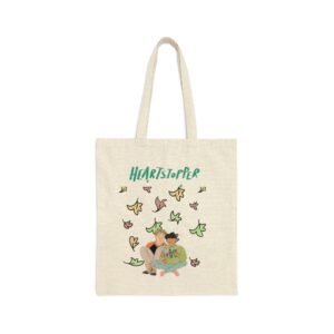 Heartstopper Nick and Charlie Canvas Tote Bag