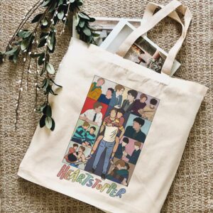 Heartstopper Season 2 Colorful Canvas Tote Bag