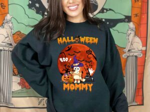 Custom Bluey Halloween Party Sweatshirt