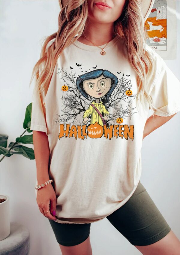 Vintage Coraline Tshirt Sweatshirt Halloween Gift