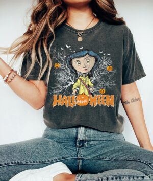 Vintage Coraline Tshirt Sweatshirt Halloween Gift