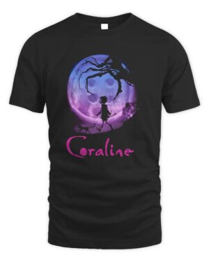 Coraline Merch Button Moon Jumbo Shirt Hoodie Sweatshirt