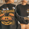 Retro Disneyland Halloween 2 Side Sweatshirt