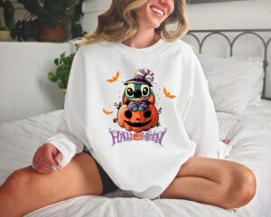 Disney Stitch Halloween Pumskin Shirt