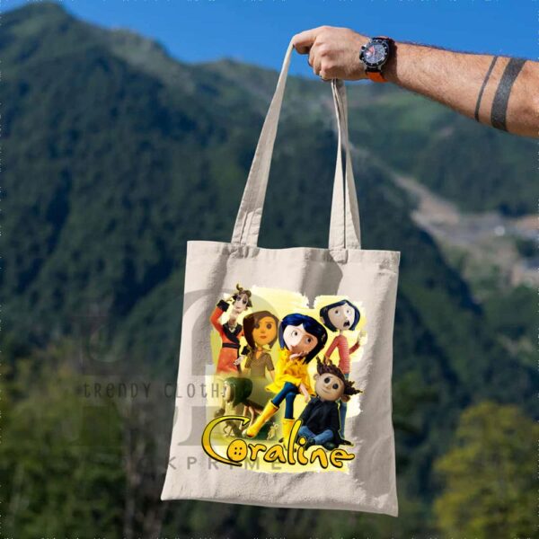 Horror Movie – Coraline Canvas Tote Bag Ver 2