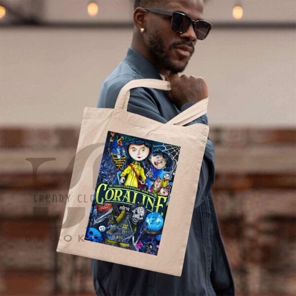 Horror Movie – Coraline Canvas Tote Bag