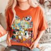 Retro Disneyland Halloween 2 Side Sweatshirt