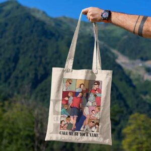 Call Me By Your Name Art Canvas Tote Bag